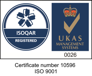 ISOQAR Regsitered and UKAS Management Systems 0026