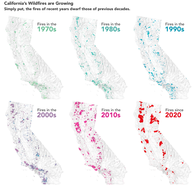 California wildfires are growing